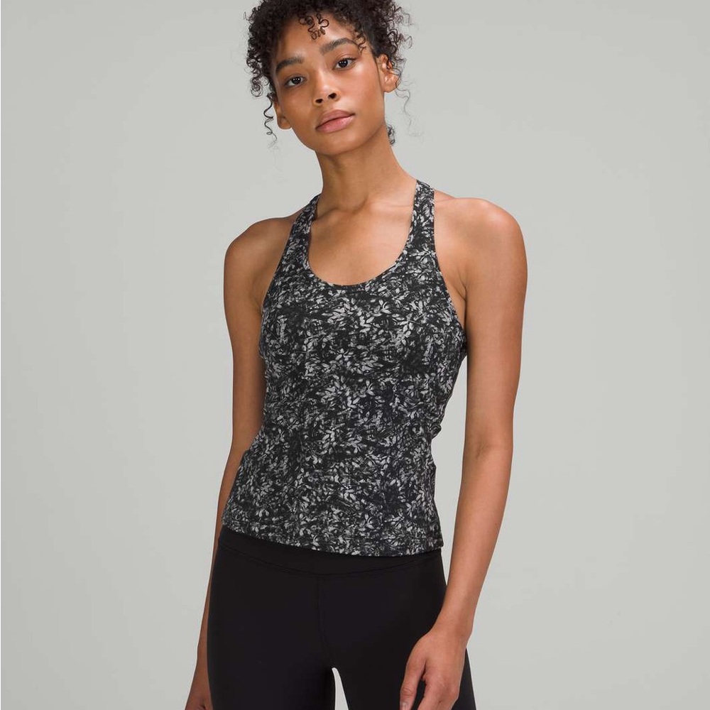 Lululemon Cool Racerback Tank Top In Blossom Overlay Starlight Multi Size L